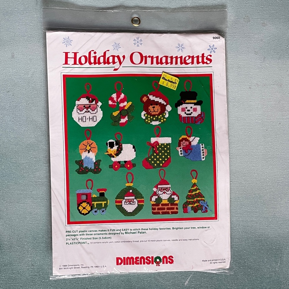 Dimensions Holiday Ornaments Cross Stitch Kit